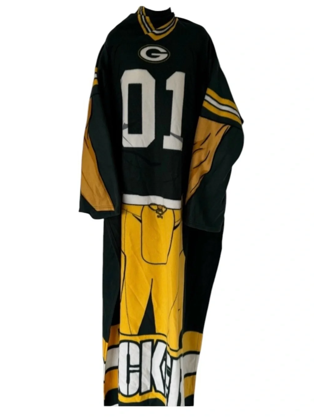 Green Bay Packers NFL Snuggie Wearable Fleece Blanket Northwest Adult OS